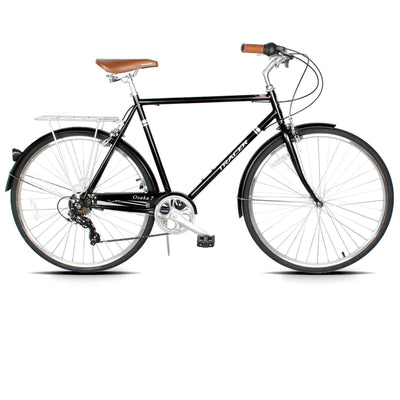 Tracer Osaka 700C 7 Speed Hybrid City Bike with Moon-Type Handlebar for Men - Chico USA, Inc.
