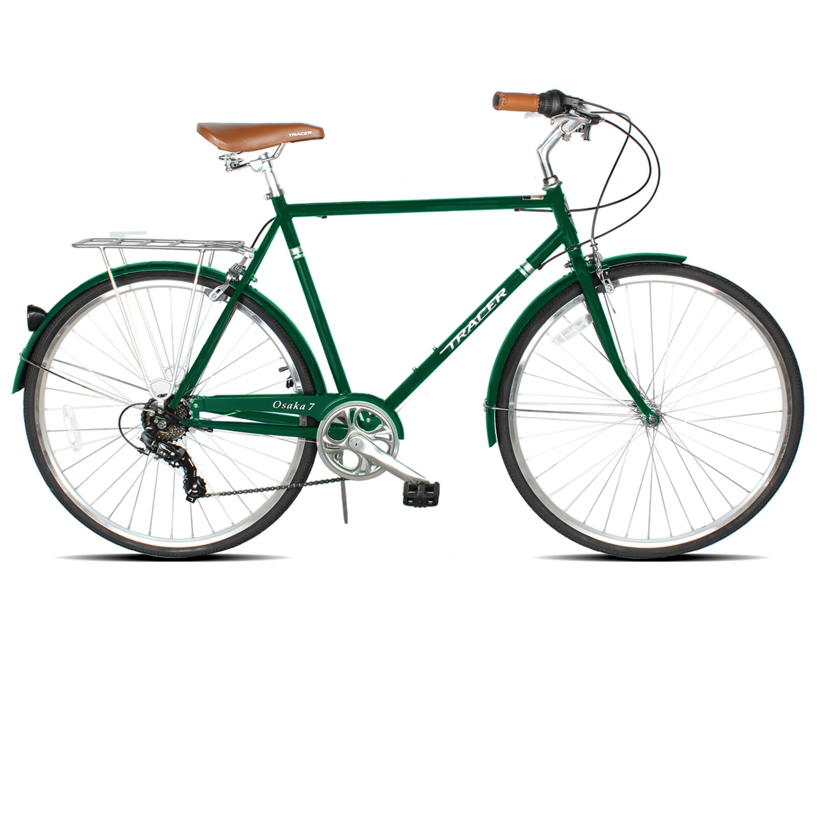 Tracer Bikes Osaka 700C 7 Speed Hybrid City Bike for Men