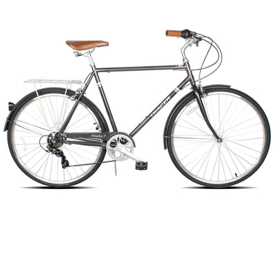 Tracer Osaka 700C 7 Speed Hybrid City Bike with Moon-Type Handlebar for Men - Chico USA, Inc.
