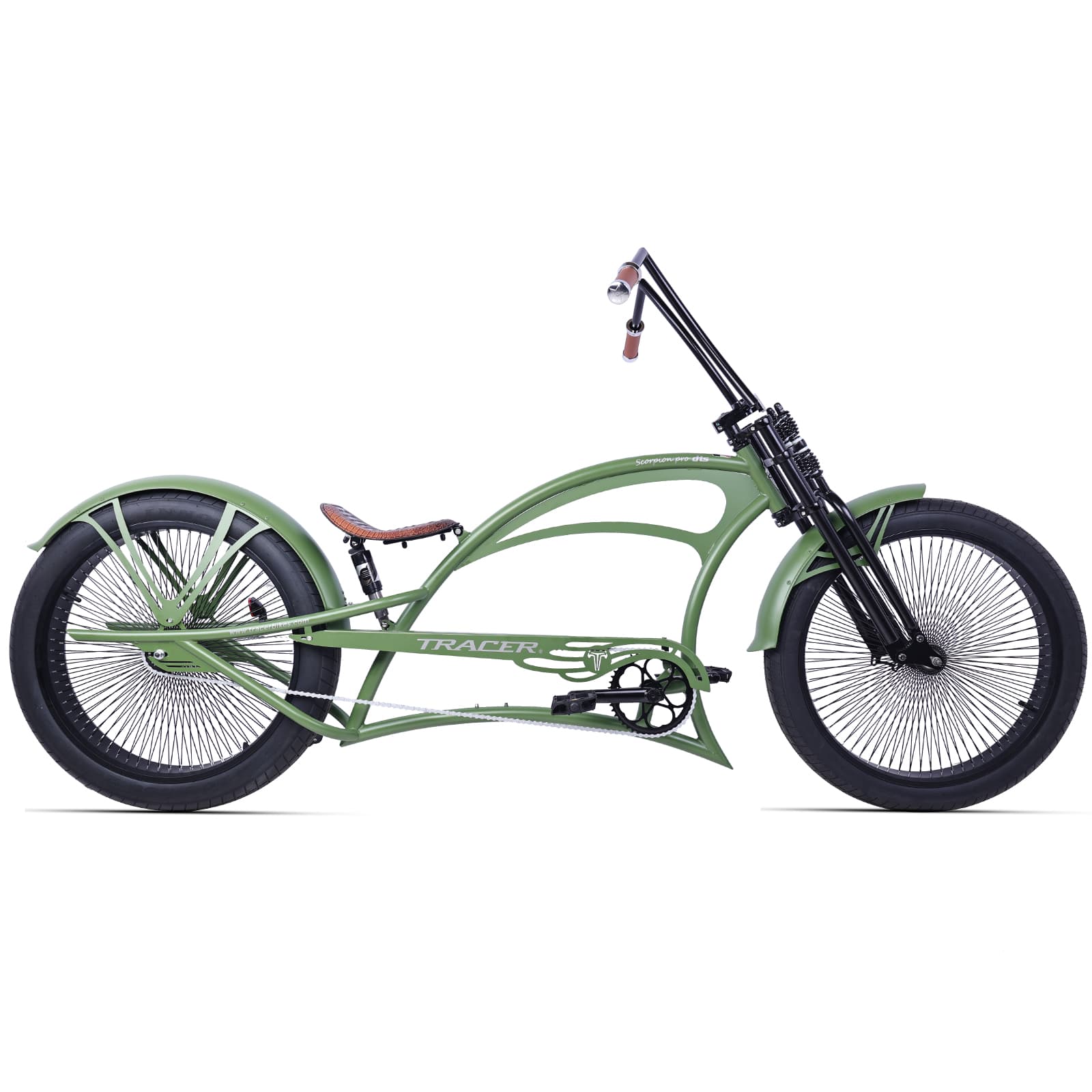 Tracer Scorpion Pro DTS Stretch Cruiser Bicycle - Chico Bikes
