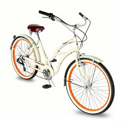 Tracer TAHA 26" Women's Beach Cruiser Bike with Shimano 7-Speed and Alloy Rims - Chico USA, Inc.