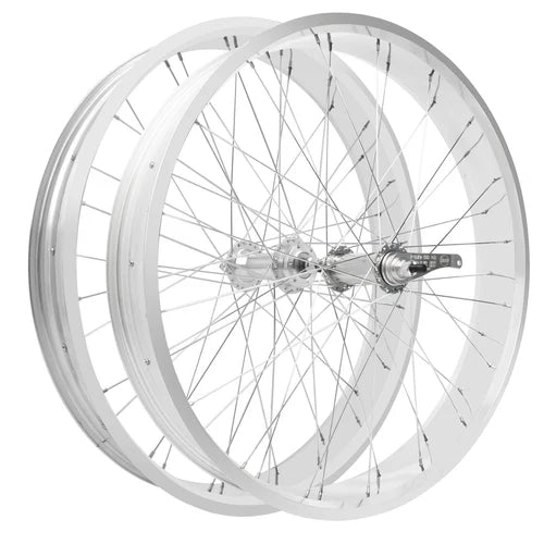 Tracer Bikes | Tracer WH-T752636C 26" Single-Speed Fat Tire Wheel Set with Coaster Brake and Disc Brake Compatibility |  Chico USA, Inc. 