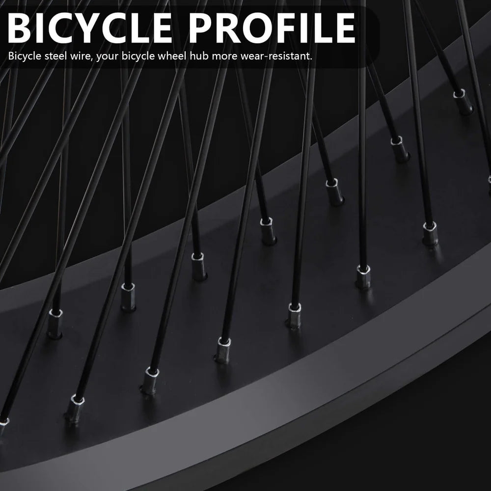Tracer Bikes | Tracer WH-TR7526140D7 26" Fat Tire Wheelset, 7-Speed, Disc Brake, Black and Polish |  Chico USA, Inc. 