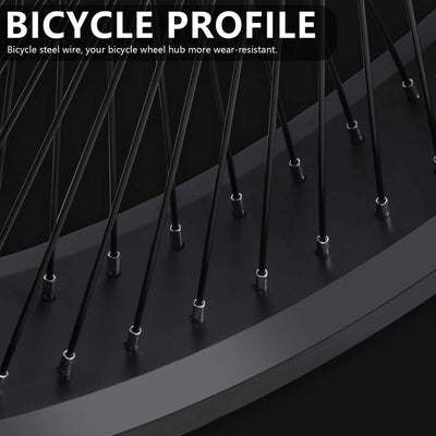 Tracer Bikes | Tracer WH-TR7526140D7 26" Fat Tire Wheelset, 7-Speed, Disc Brake, Black and Polish |  Chico USA, Inc. 
