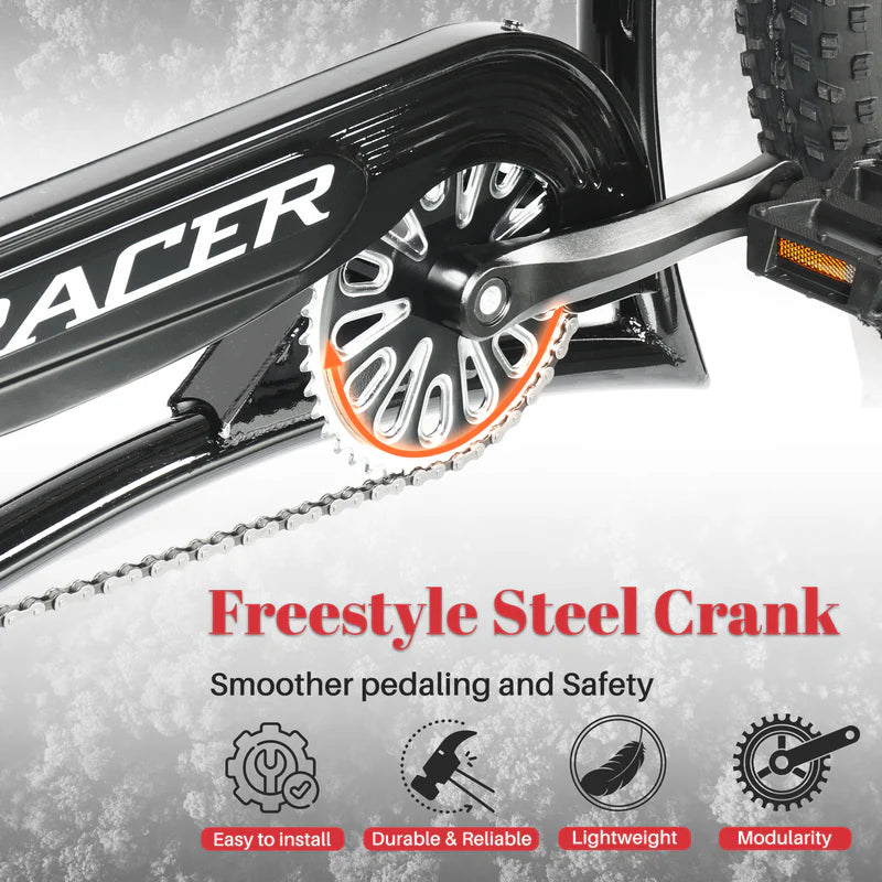 Tracer Bikes | Tracer Harman GT 26" Chopper Cruiser Bike – 26" Fat Tire Stretch Frame, Single Speed, Hi-Ten Steel, Black Matte & Black |  Chico USA, Inc. 