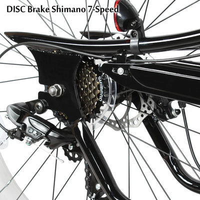 Tracer Bikes | Tracer Siena 26" Chopper Stretch Cruiser Bike, 1-Speed/7-Speed, Various Colors |  Chico USA, Inc. 
