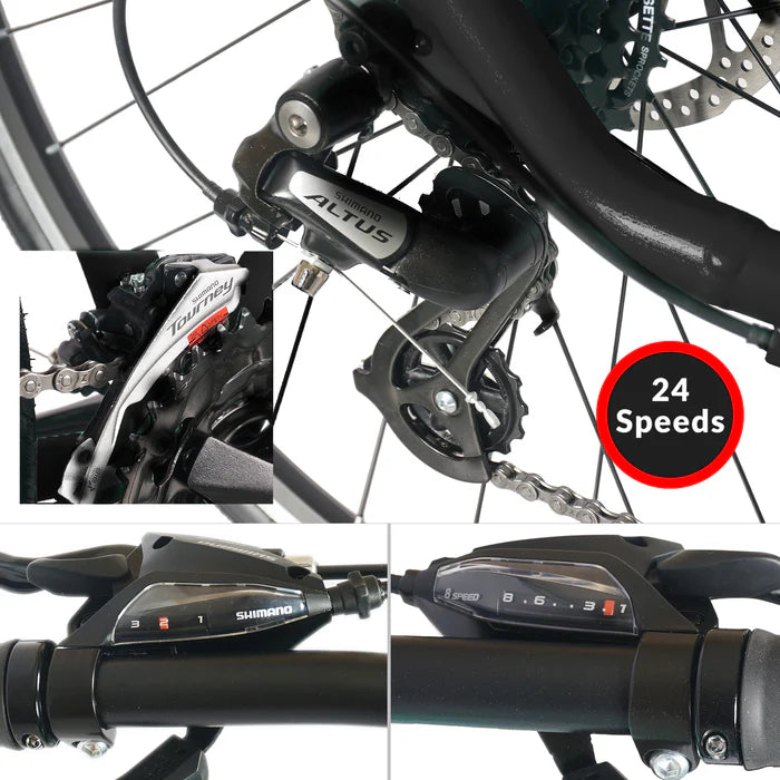 Tracer Bikes | Tracer Bravery DX 700C Hybrid Bike, Aluminum Frame, Shimano 24-Speed, Disc Brakes, Multiple Colors |  Chico USA, Inc. 