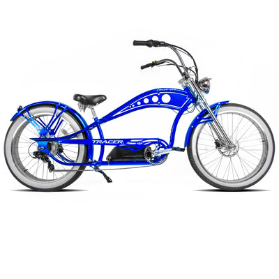 Tracer Chico GT7 750W Stretch Cruiser E-Bike - Chico USA, Inc.