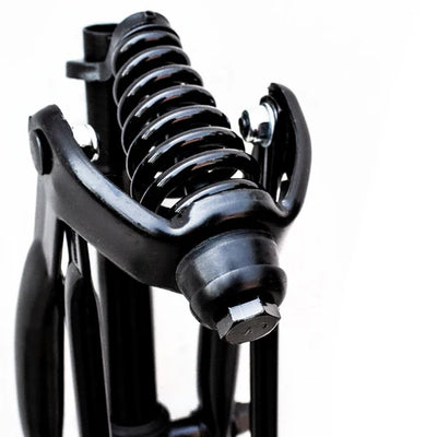 Tracer Bikes | Tracer FK-SP26161102 26" Lowrider Classic Spring Fork, Chrome/Black, 25.4mm Steerer, Regular Bend |  Chico USA, Inc. 