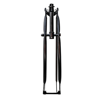 Tracer Bikes | Tracer FK-SP26161102 26" Lowrider Classic Spring Fork, Chrome/Black, 25.4mm Steerer, Regular Bend |  Chico USA, Inc. 