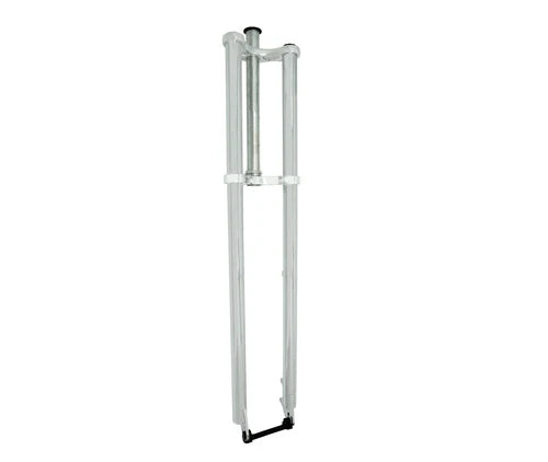 Tracer Bikes | Tracer FK-TP80300102D8 Triple Tree Fork, 28.6mm Steerer for Disc Brake, 1-1/8", Black/Chrome |  Chico USA, Inc. 