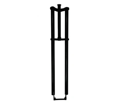 Tracer Bikes | Tracer FK-TP80300102D8 Triple Tree Fork, 28.6mm Steerer for Disc Brake, 1-1/8", Black/Chrome |  Chico USA, Inc. 