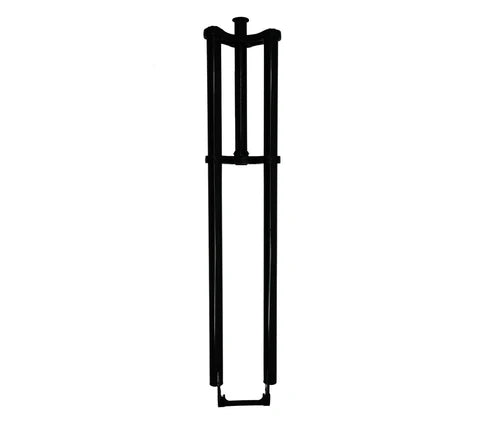 Tracer Bikes | Tracer FK-TP80300102D8 Triple Tree Fork, 28.6mm Steerer for Disc Brake, 1-1/8", Black/Chrome |  Chico USA, Inc. 