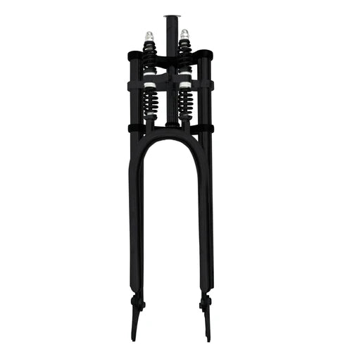 Tracer Bikes | Tracer FK-GTS640305145D8 Over and Under Dual Spring Adjustable Classical Fork for Disc Brake, 26''-29'' Fat Tires, 1-1/8" Steerer |  Chico USA, Inc. 