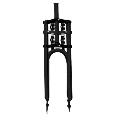 Tracer Bikes | Tracer FK-GTS640305145D8 Over and Under Dual Spring Adjustable Classical Fork for Disc Brake, 26''-29'' Fat Tires, 1-1/8" Steerer |  Chico USA, Inc. 