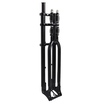 Tracer Bikes | Tracer FK-GTS640305145D8 Over and Under Dual Spring Adjustable Classical Fork for Disc Brake, 26''-29'' Fat Tires, 1-1/8" Steerer |  Chico USA, Inc. 