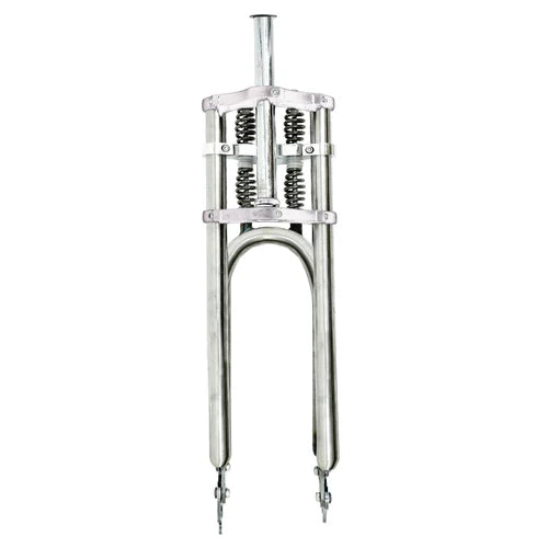 Tracer Bikes | Tracer FK-GTS640305145D8 Over and Under Dual Spring Adjustable Classical Fork for Disc Brake, 26''-29'' Fat Tires, 1-1/8" Steerer |  Chico USA, Inc. 