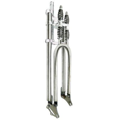 Tracer Bikes | Tracer FK-GTS640305145D8 Over and Under Dual Spring Adjustable Classical Fork for Disc Brake, 26''-29'' Fat Tires, 1-1/8" Steerer |  Chico USA, Inc. 