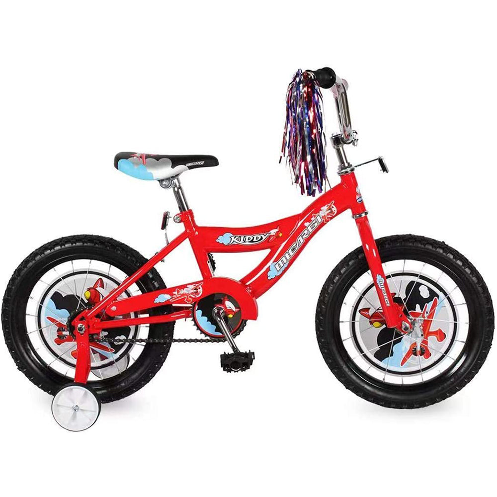 Micargi Kiddy 16" Kids Bike, BMX S-Type Frame, Coaster Brake, with Training Wheels, Multiple Colors - Chico USA, Inc.