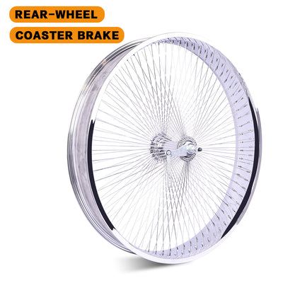 Chico WH-TH9529140C-CP Mirror Electroplating 29" Bike Fat Rims Wheel Set - Chico USA, Inc.