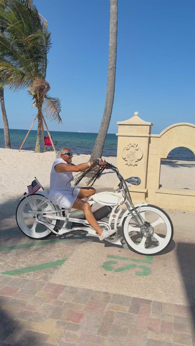 Tracer Raptor Pro DS 800W Stretch Cruiser E-Bike