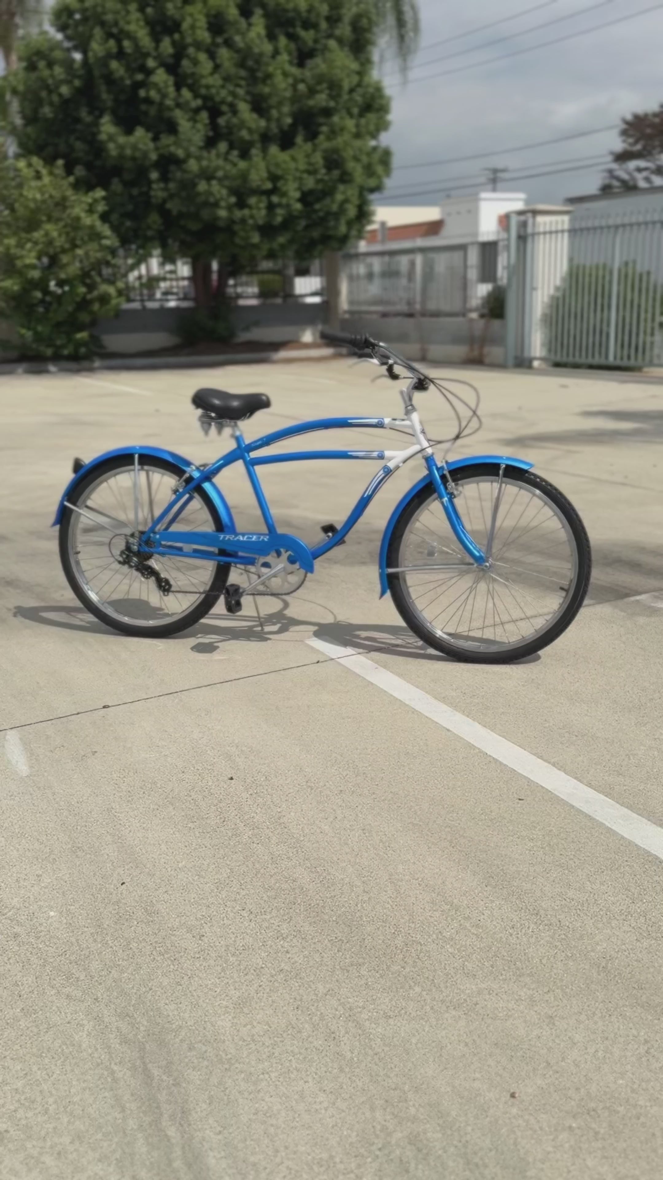 Tracer Bikes Napa Cruiser Bike 7-Speed with Comfort Saddle and