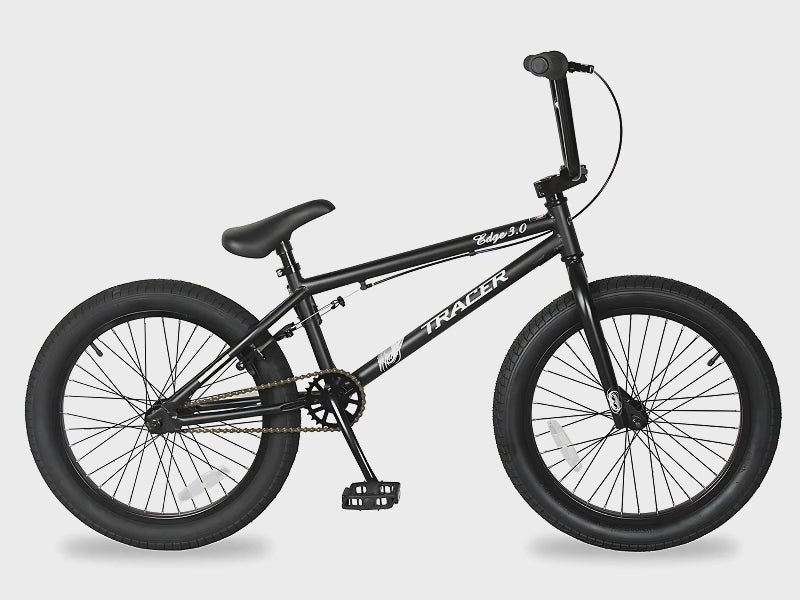 Load video: Tracer Edge Freestyle 3.0 BMX Bike for Kids, Adults, and Beginners, 20-Inch Wheels