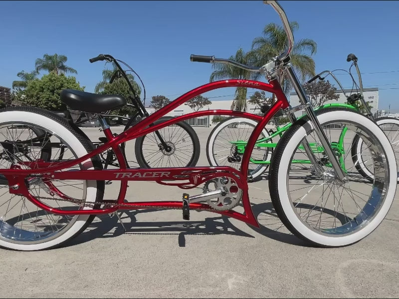 Load video: Tracer SIENA GTS 3i Internal 3-Speed Stretch Beach Cruiser