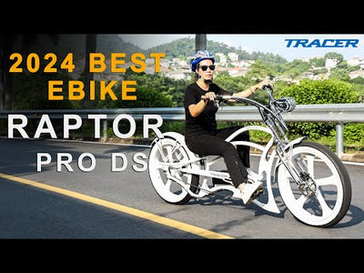 Tracer Raptor Pro DS 800W Stretch Cruiser E-Bike