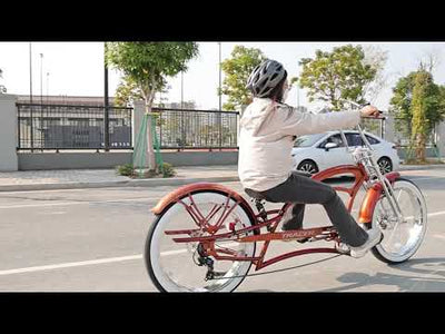 Scorpion GTS 7 Speed Stretch Chopper Cruiser Bike