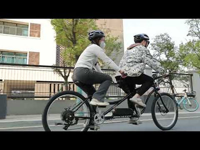 Micargi Aloha 26" Tandem Electric Beach Cruiser Bike – 500W