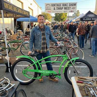 Tracer Santak GT 26" Chopper Stretch Cruiser Fat Tire Bike, Single Speed - Chico USA, Inc.