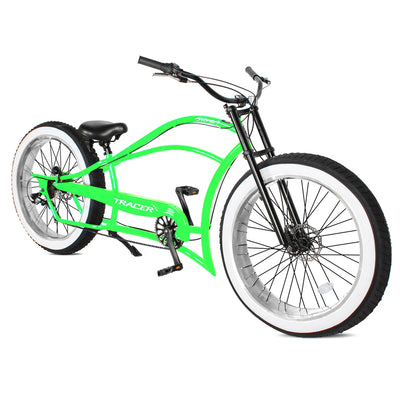Tracer Bikes | Tracer Siena 26" Chopper Stretch Cruiser Bike, 1-Speed/7-Speed, Various Colors |  Chico USA, Inc. 