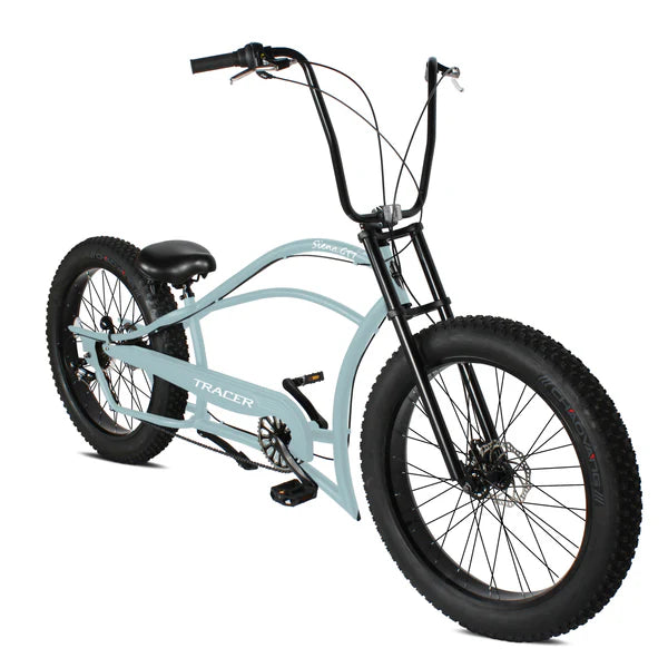 Tracer Bikes | Tracer Siena GT 26'' Chopper Stretch Cruiser Fat Tire Bike with Hi-Rise Handlebars, 1 Speed/7 Speed, Multiple Colors |  Chico USA, Inc. 