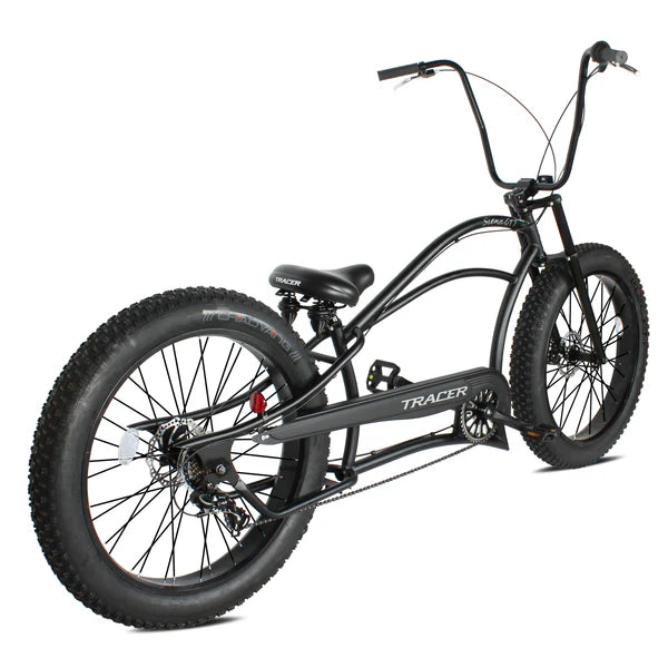 Tracer Bikes | Tracer Siena GT 26'' Chopper Stretch Cruiser Fat Tire Bike with Hi-Rise Handlebars, 1 Speed/7 Speed, Multiple Colors |  Chico USA, Inc. 