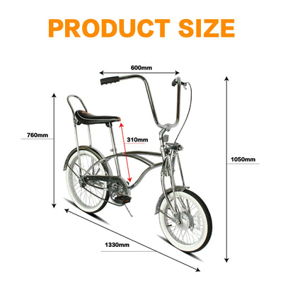 Tracer Smart Classic Beach Cruiser Bike, Single Speed with 140H Rims - Chico USA, Inc.