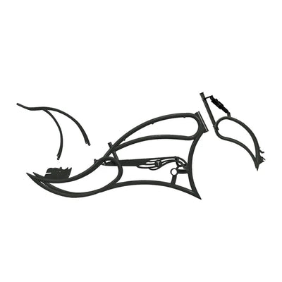 Tracer Bikes | Tracer FM-Leopard GT 26" Stretch Beach Cruiser Steel Frame with Triple Tree Fork and Guard, Accepts 26"x3.0, 4.0 Fat Tires |  Chico USA, Inc. 