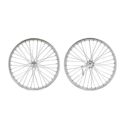 Tracer Bikes | Tracer WH-D4C263613-PL Double Polished Fat Rim Wheelset with Coaster Brake, Chrome Spokes |  Chico USA, Inc. 