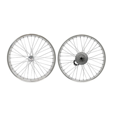 Tracer Bikes | Tracer WH-D4E263613-PL 26" Double Polished Fat Rim Wheelset with 48V 800W Motor, Disc Brake Compatible |  Chico USA, Inc. 